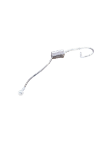 S-HS ear tube curved clip ohne Hearsafe